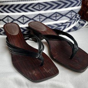 Mari Guidicelli Black Strappy Sandals